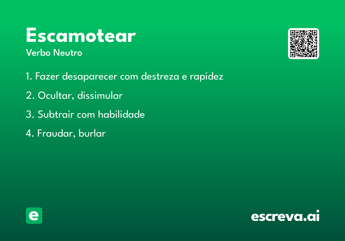 escamotear