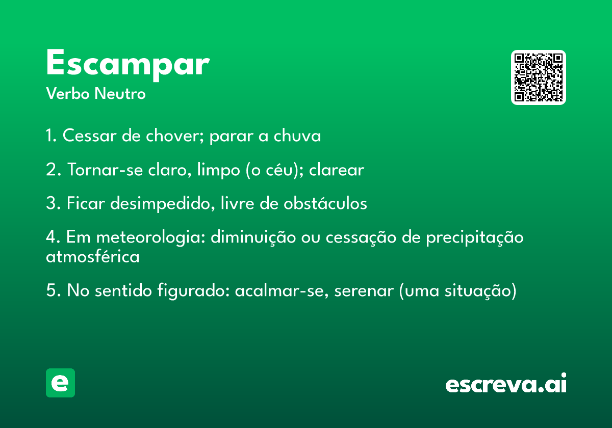 escampar