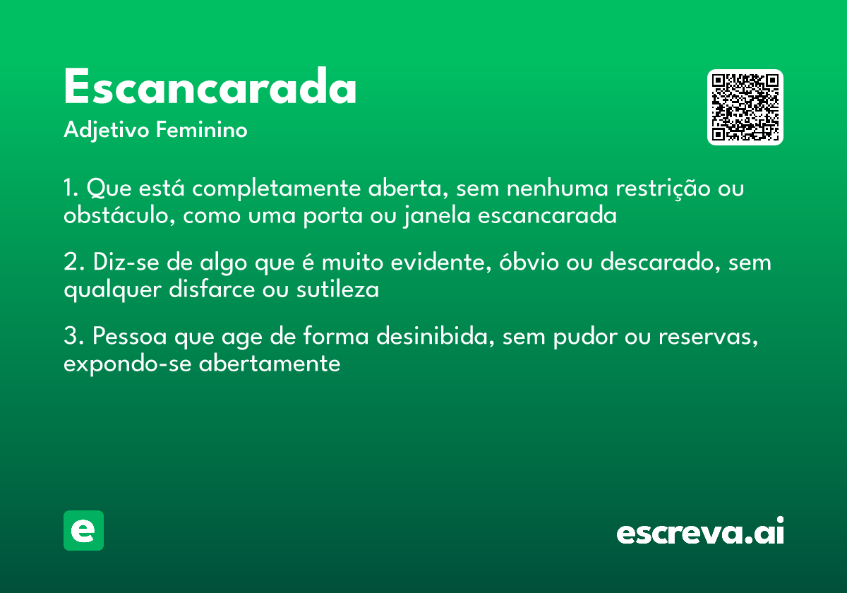 escancarada