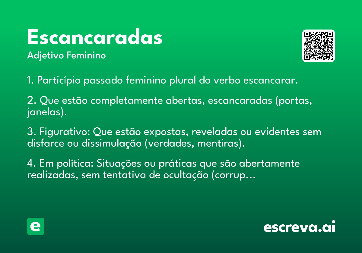 escancaradas