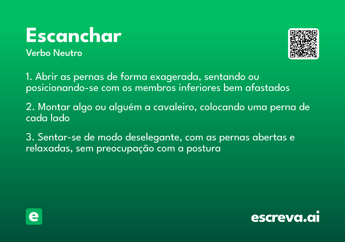 escanchar
