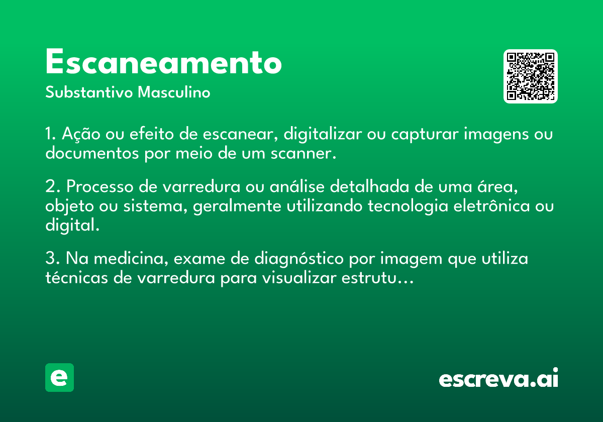 escaneamento