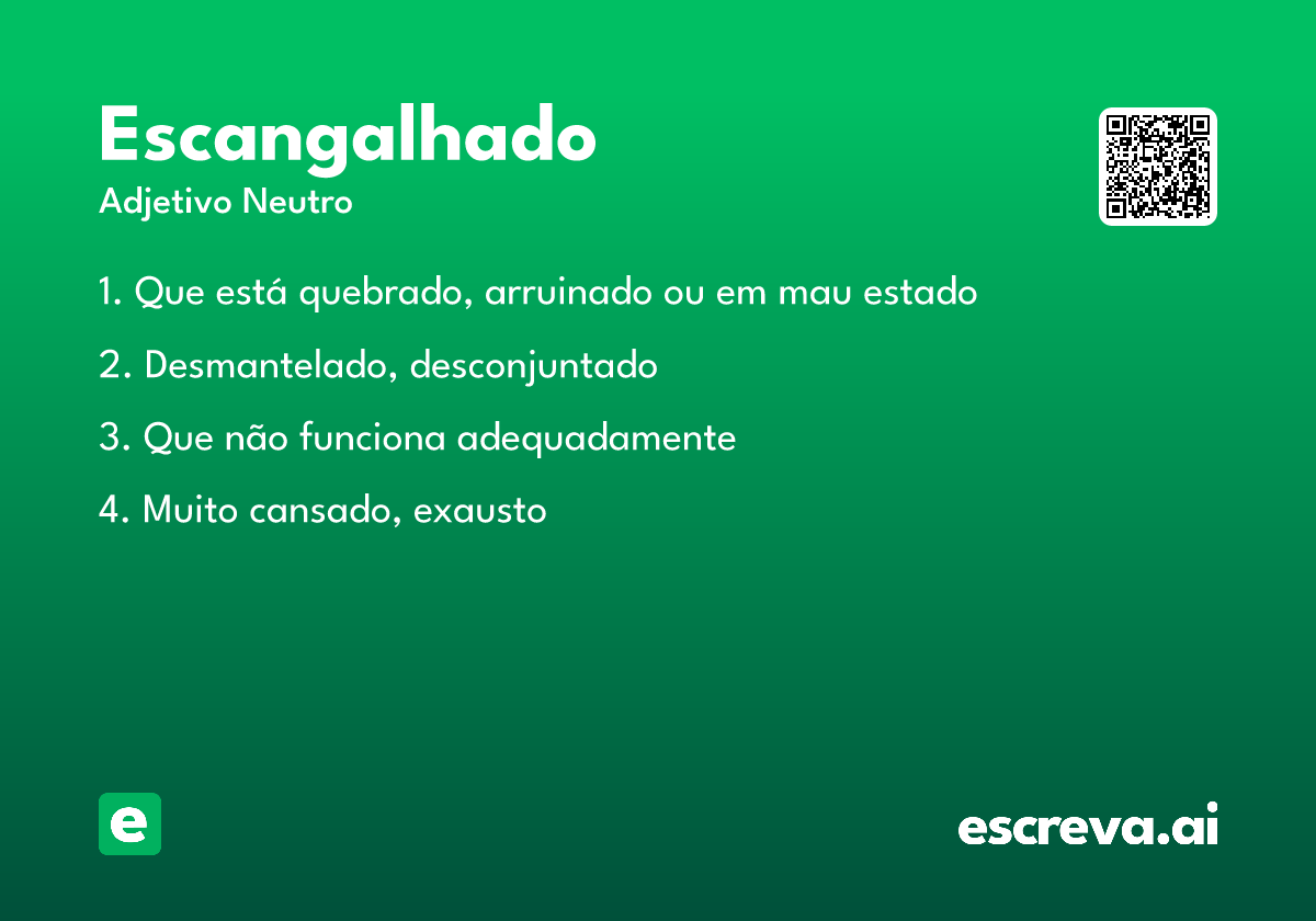 escangalhado