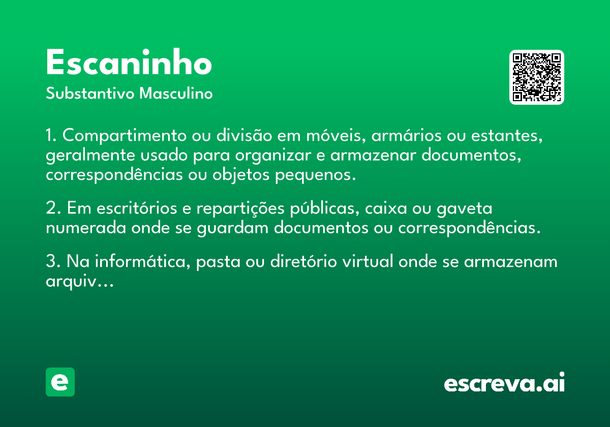 escaninho