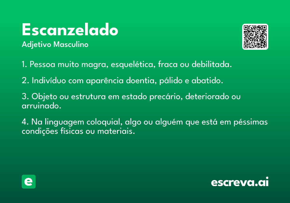 escanzelado
