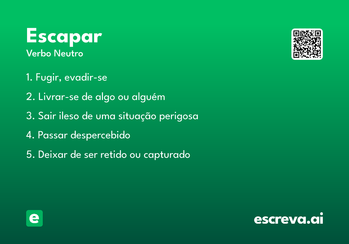 escapar