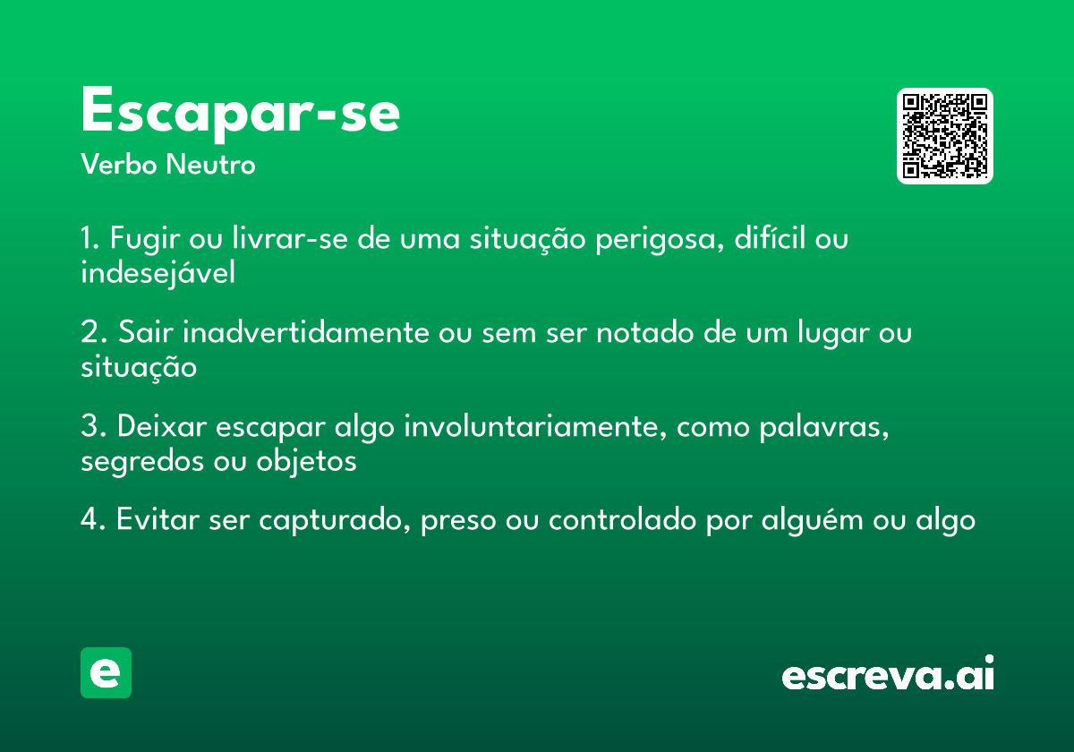 escapar-se