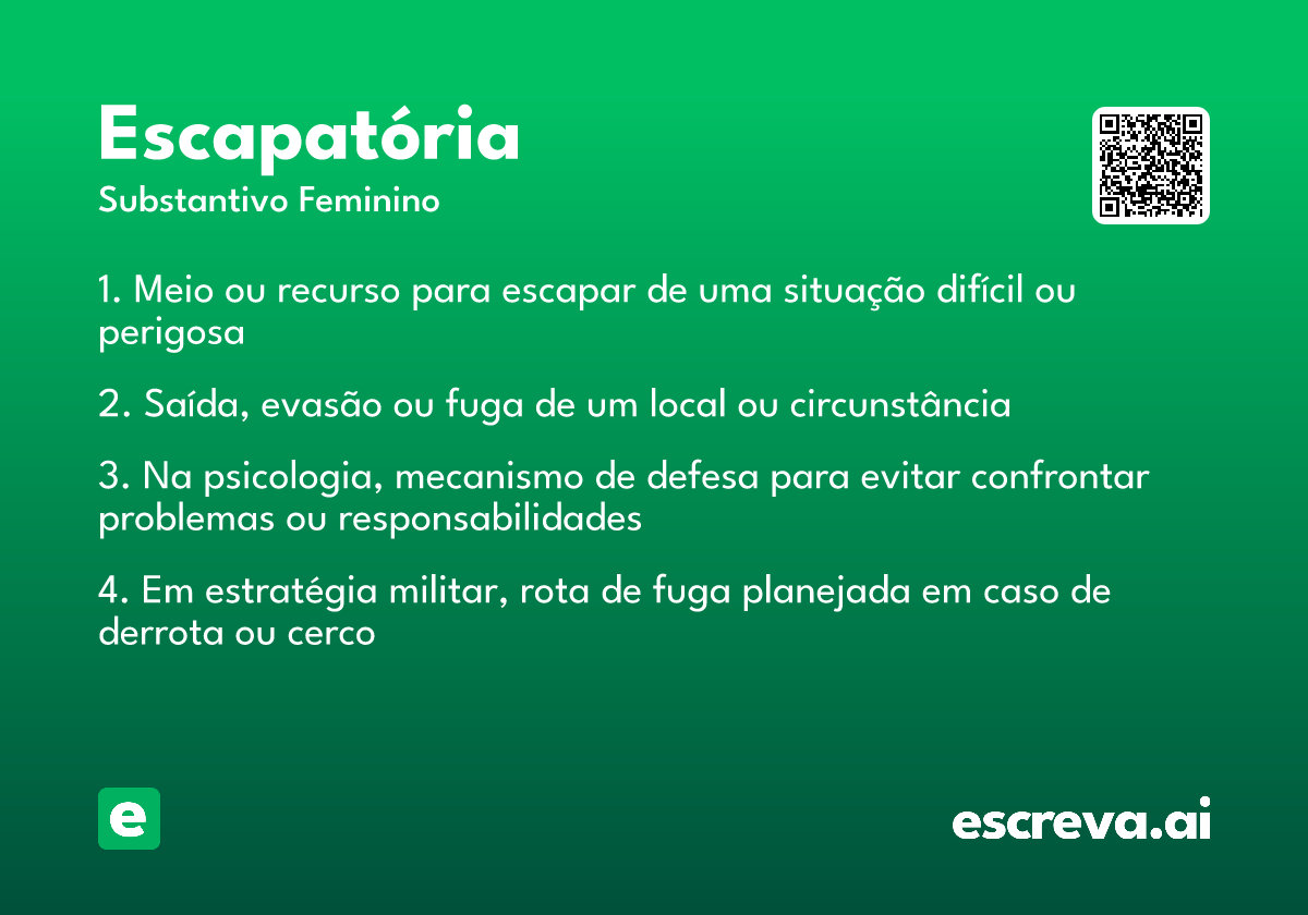 escapatória