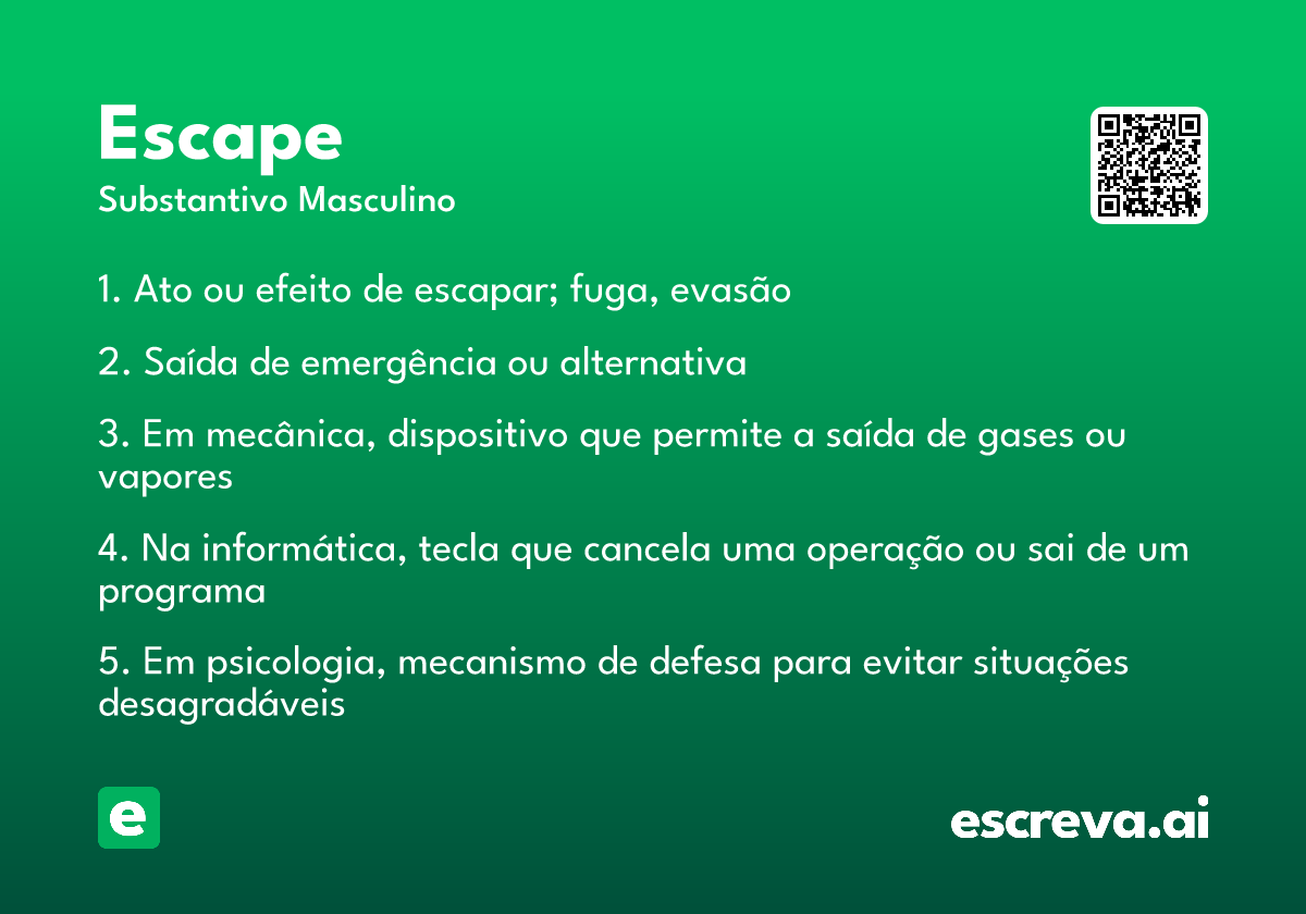 escape