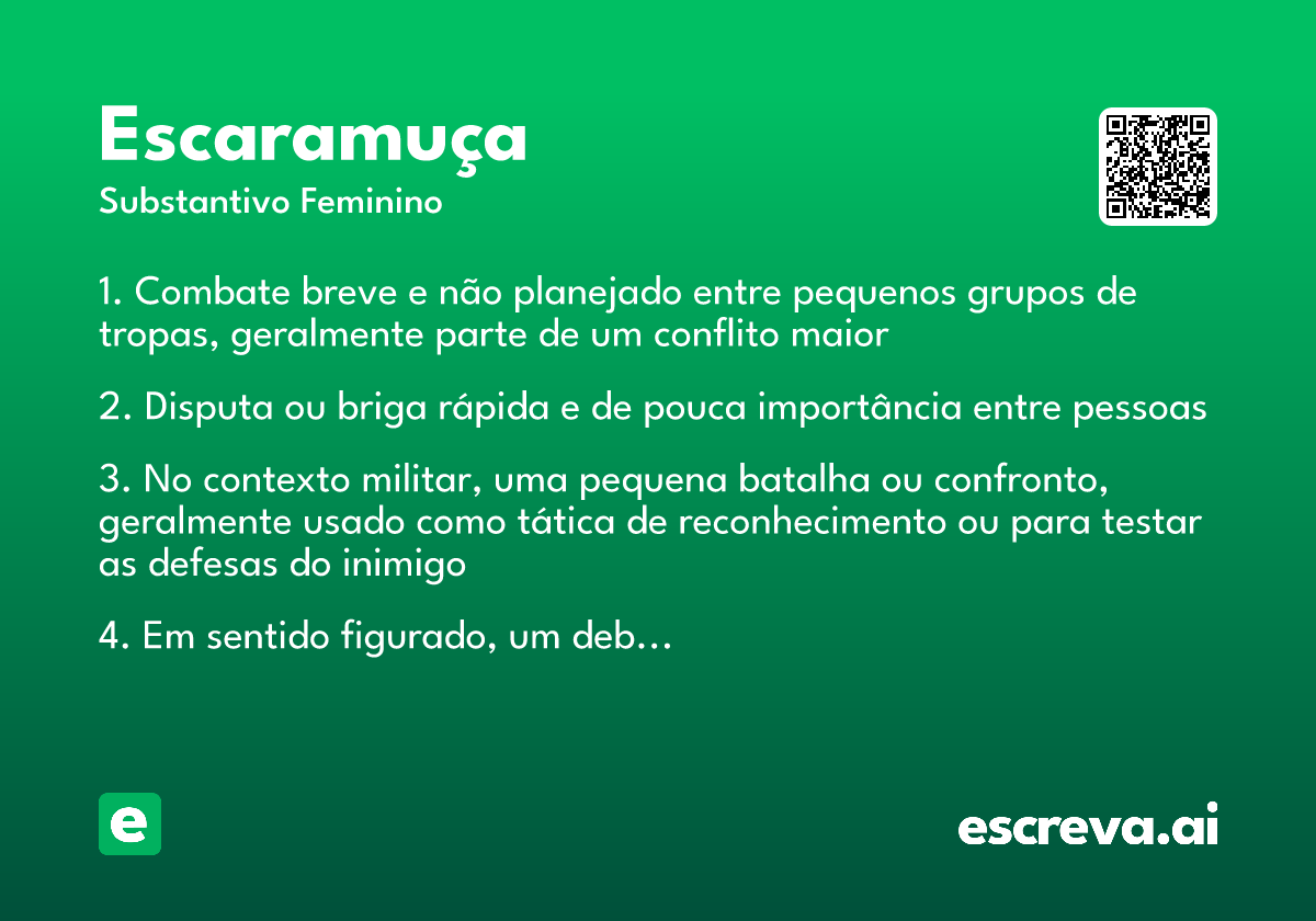 escaramuça