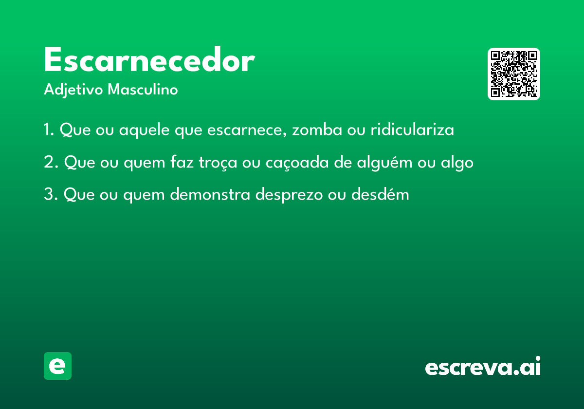 escarnecedor