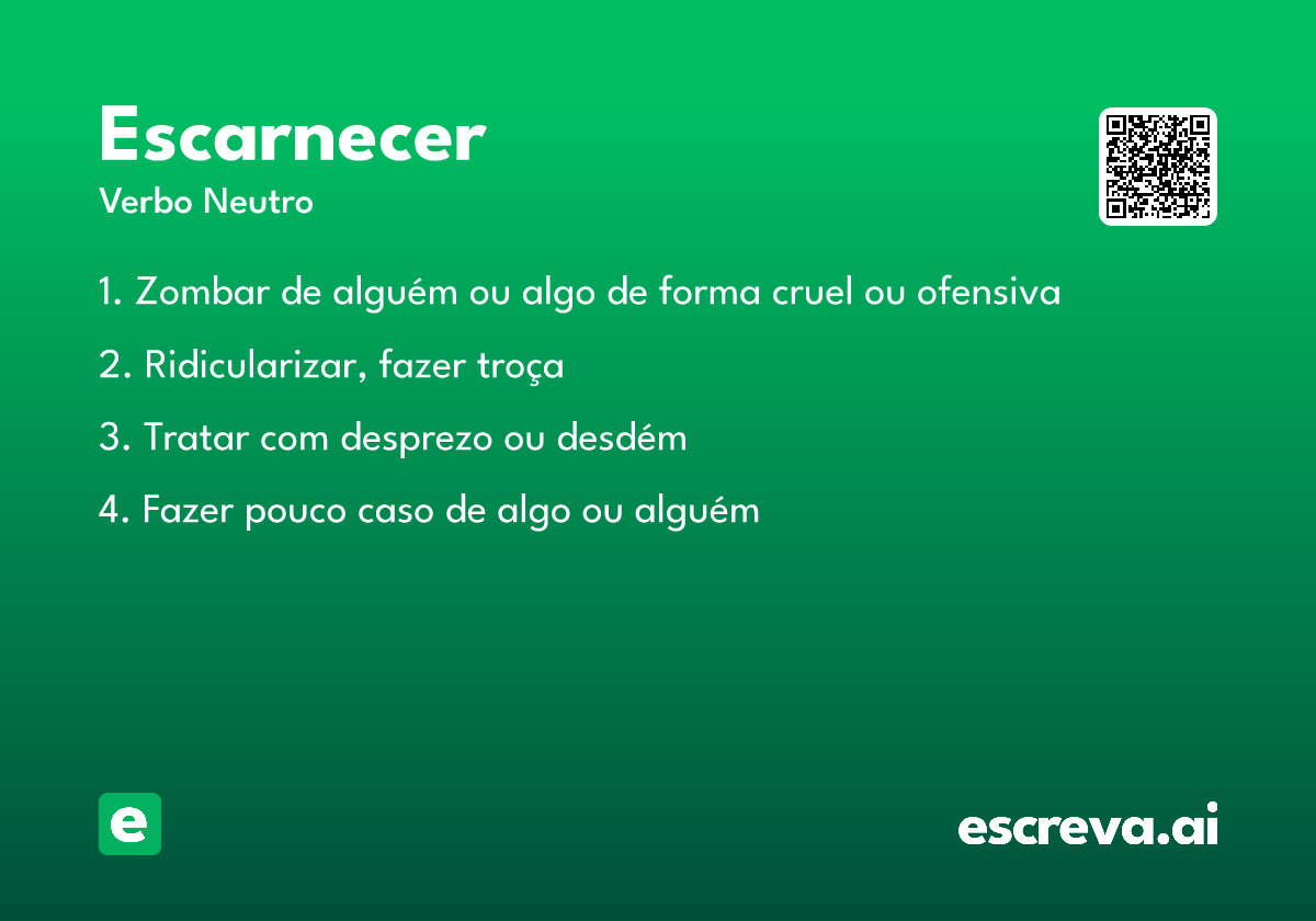 escarnecer