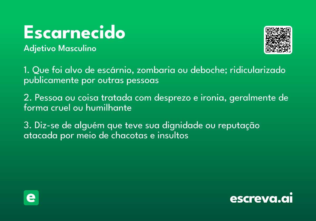 escarnecido
