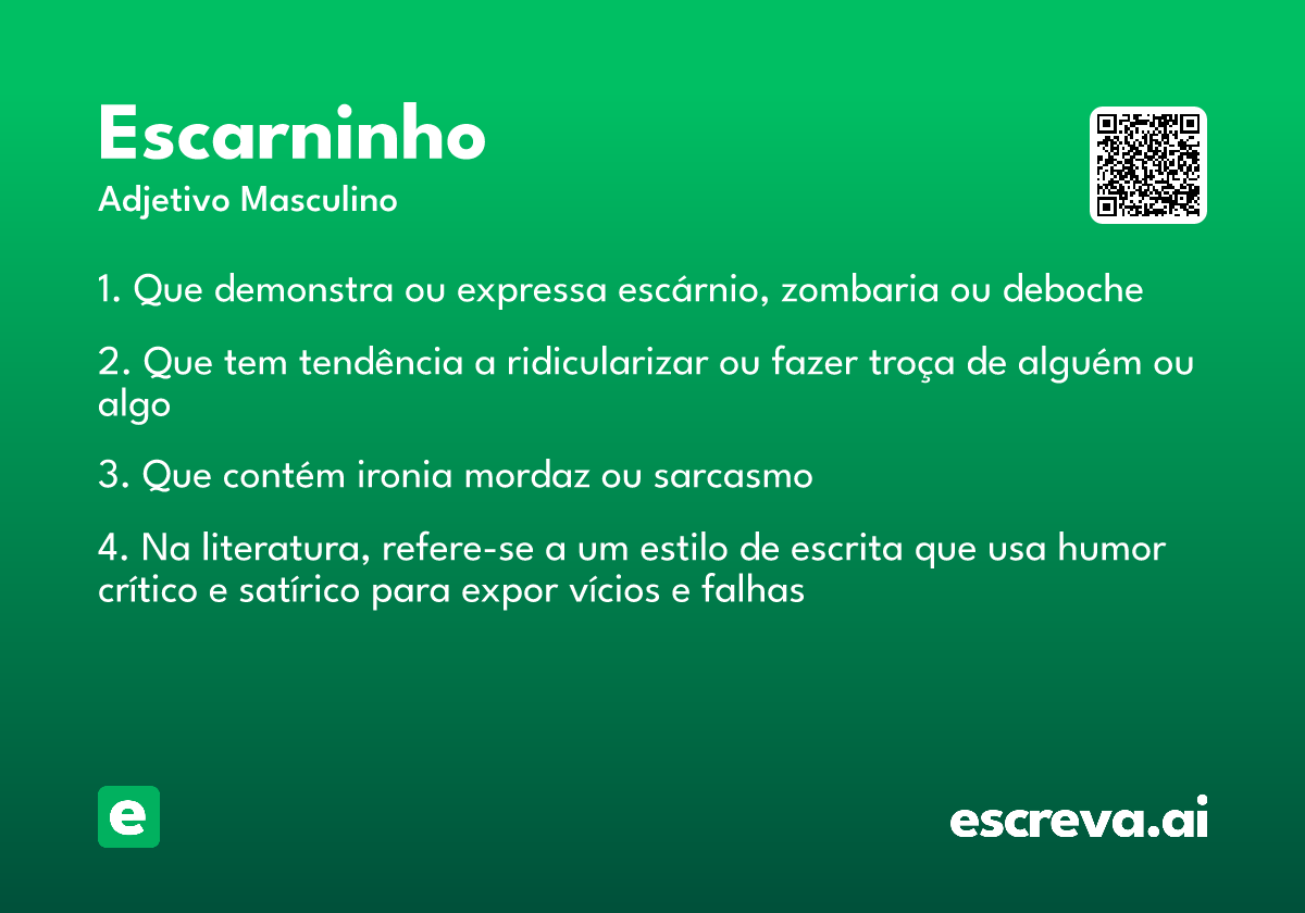 escarninho