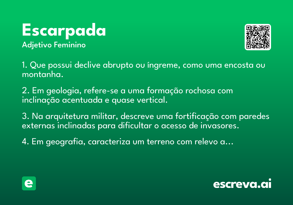 escarpada