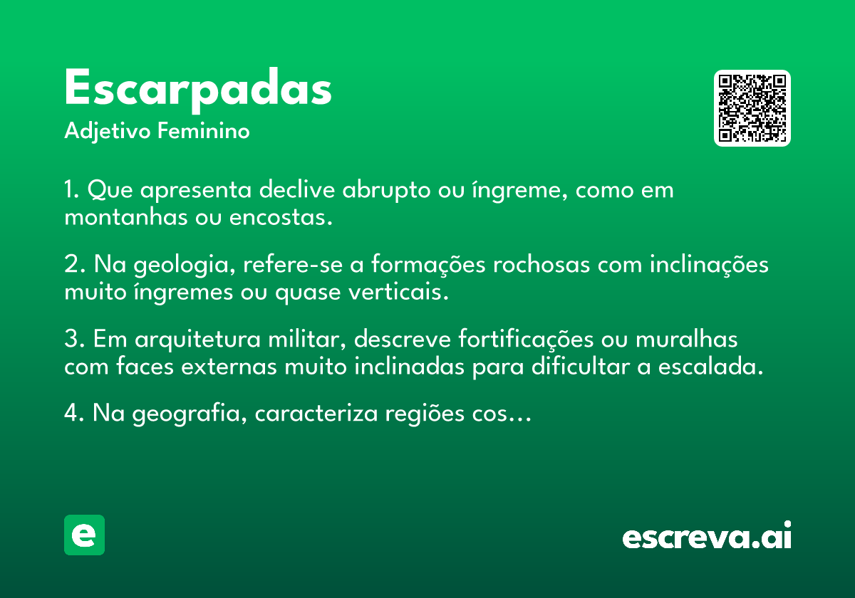 escarpadas