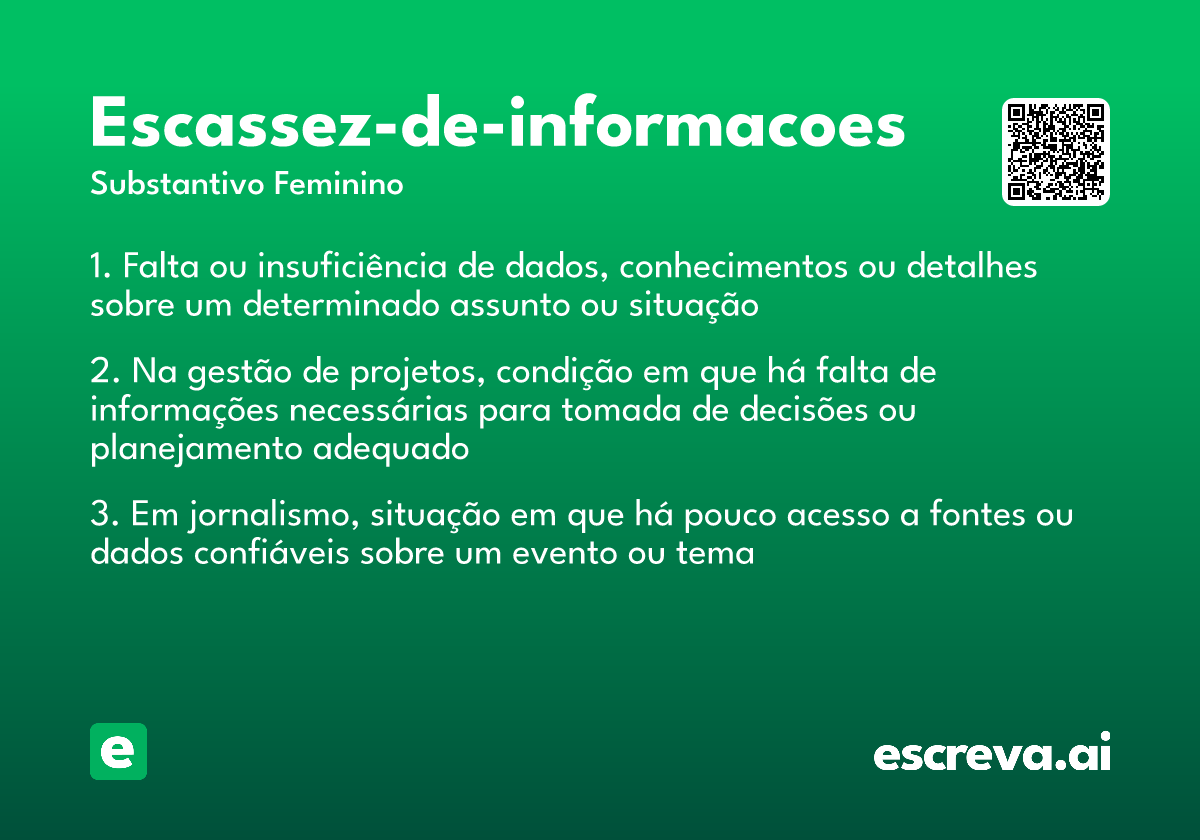 escassez-de-informacoes