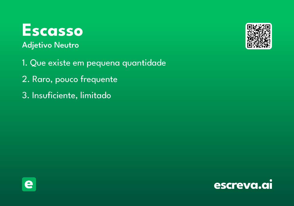 escasso