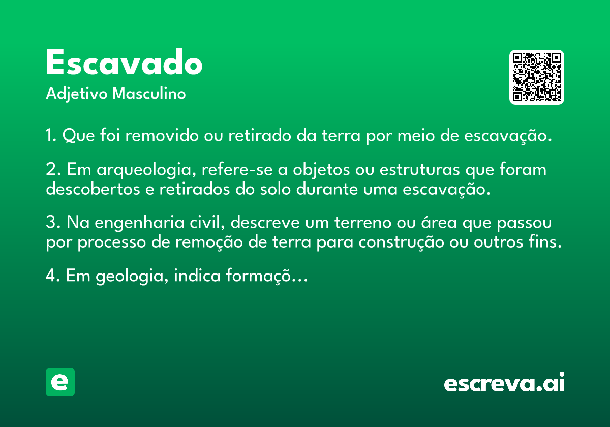 escavado