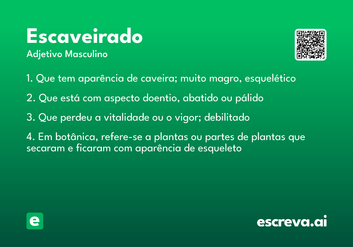 escaveirado