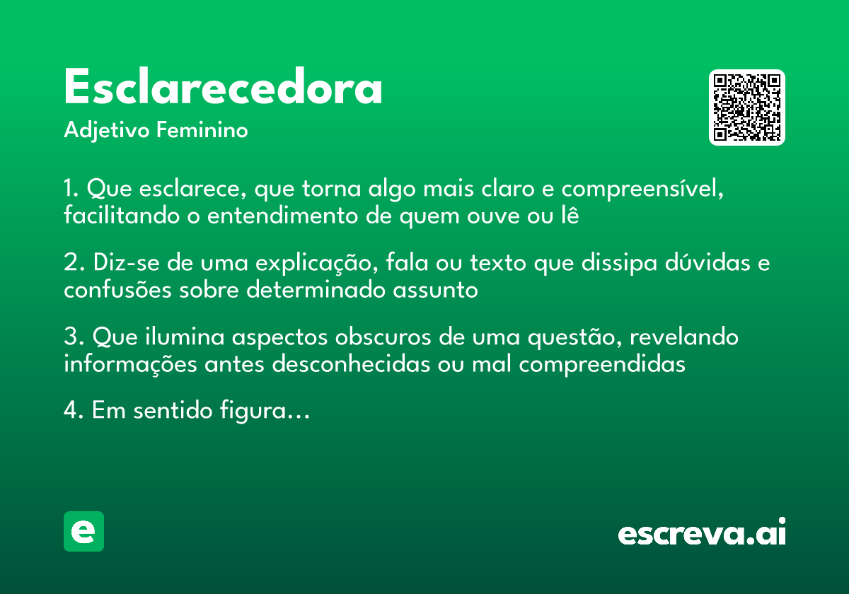 esclarecedora