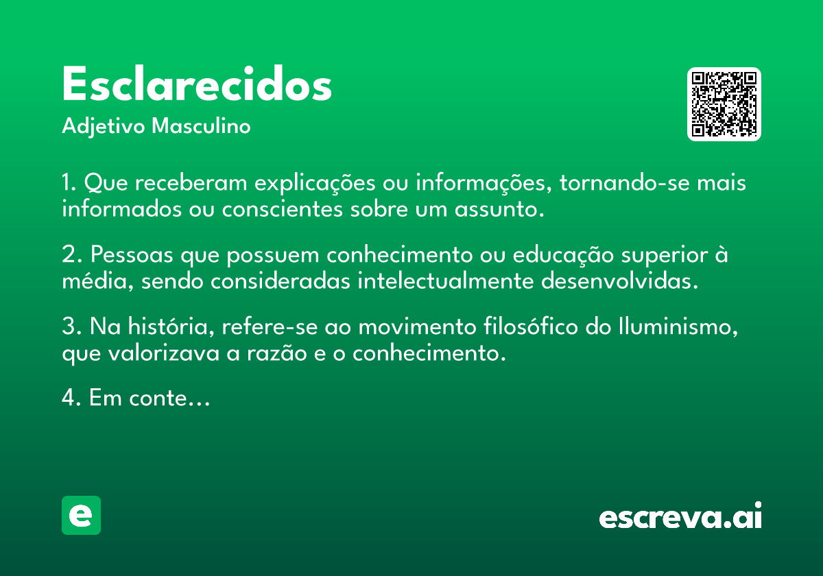 esclarecidos