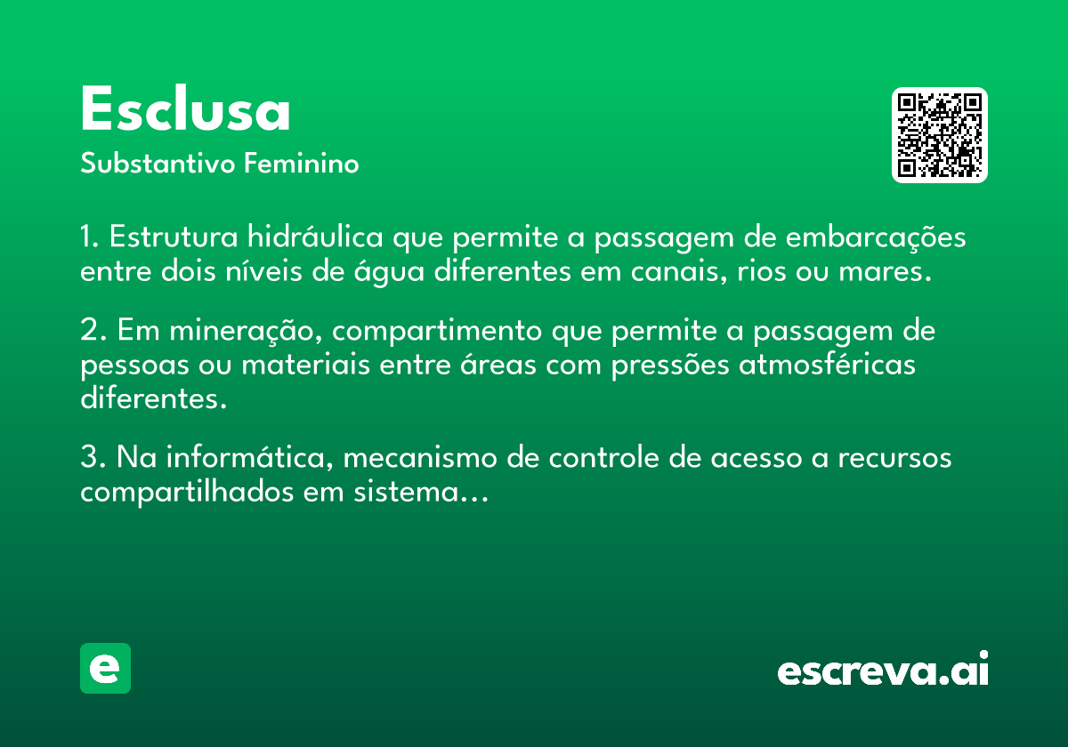 esclusa