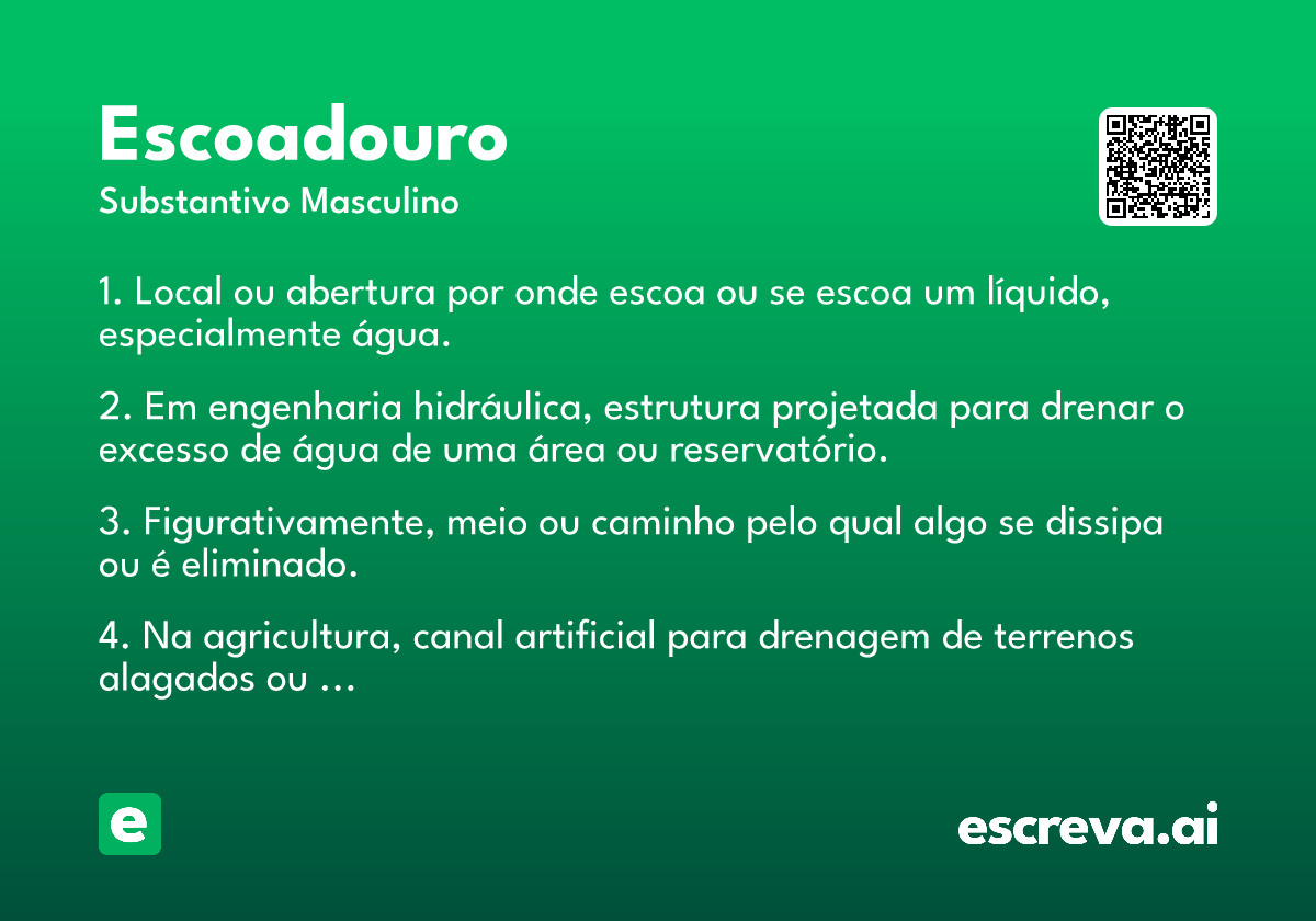 escoadouro