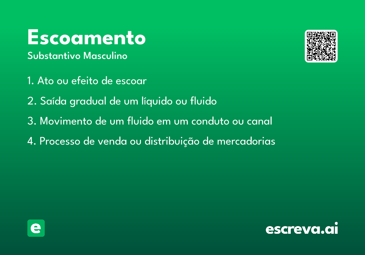 escoamento