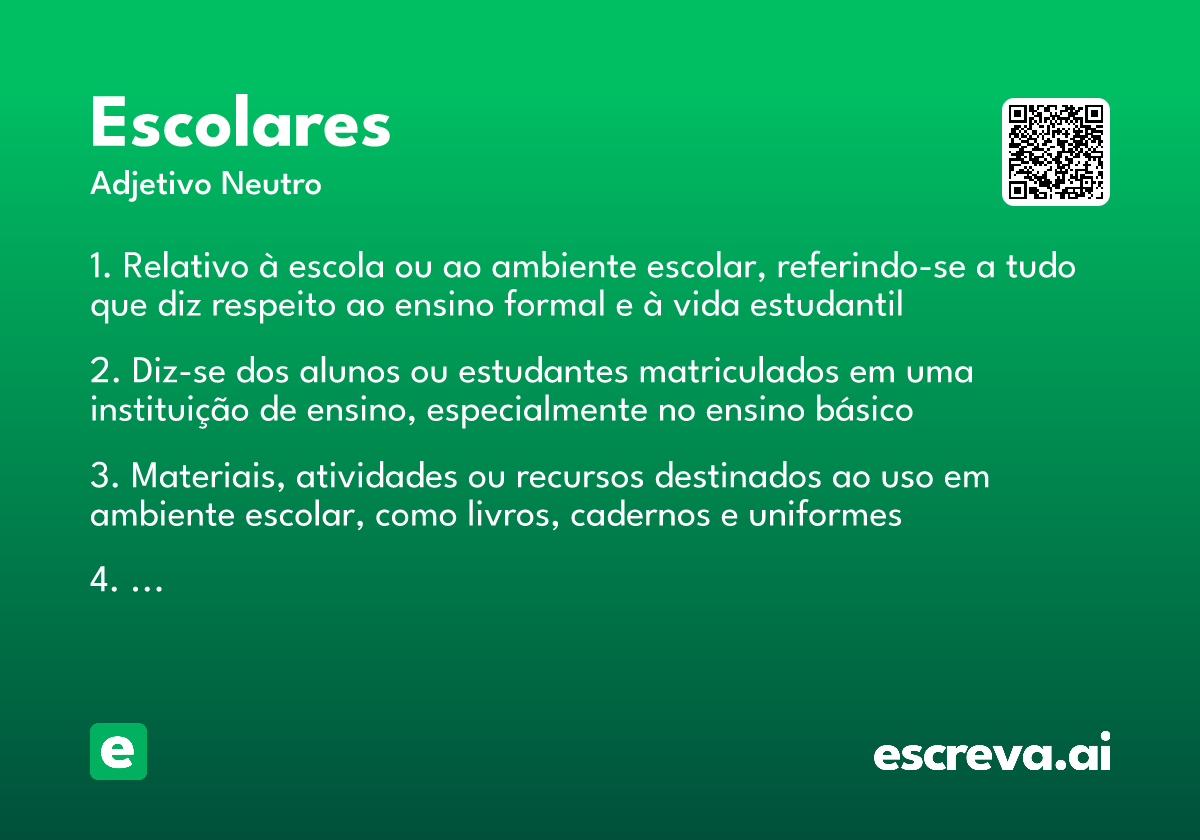 escolares
