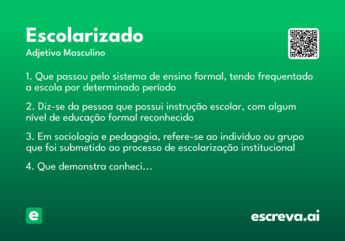 escolarizado