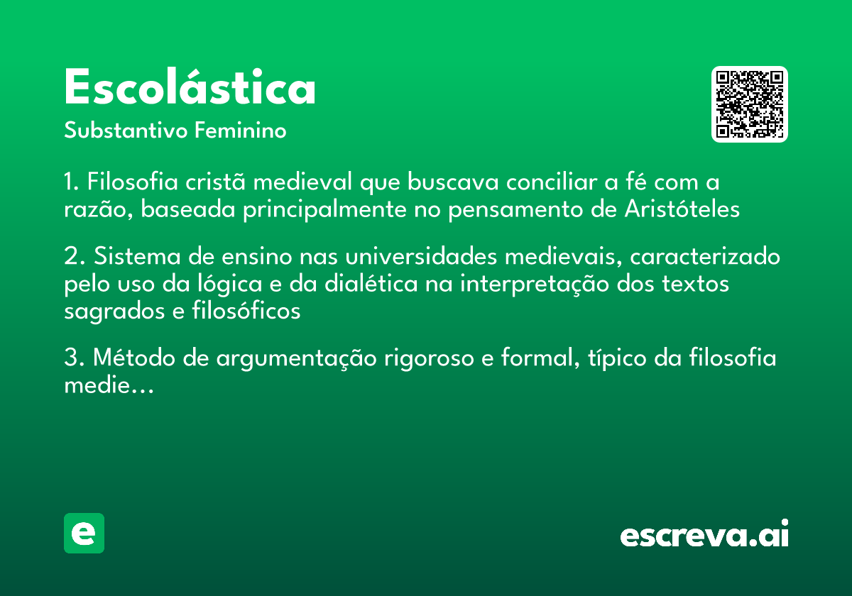 escolástica