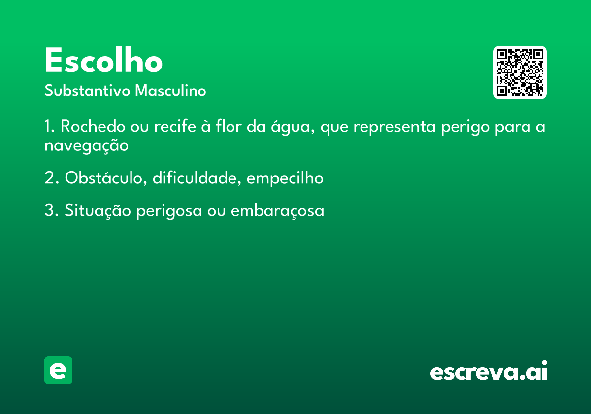 escolho