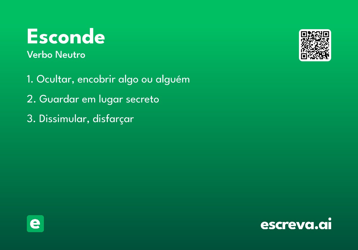 esconde