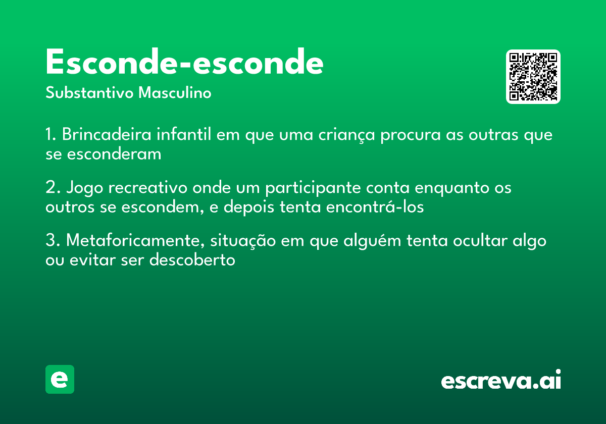 esconde-esconde