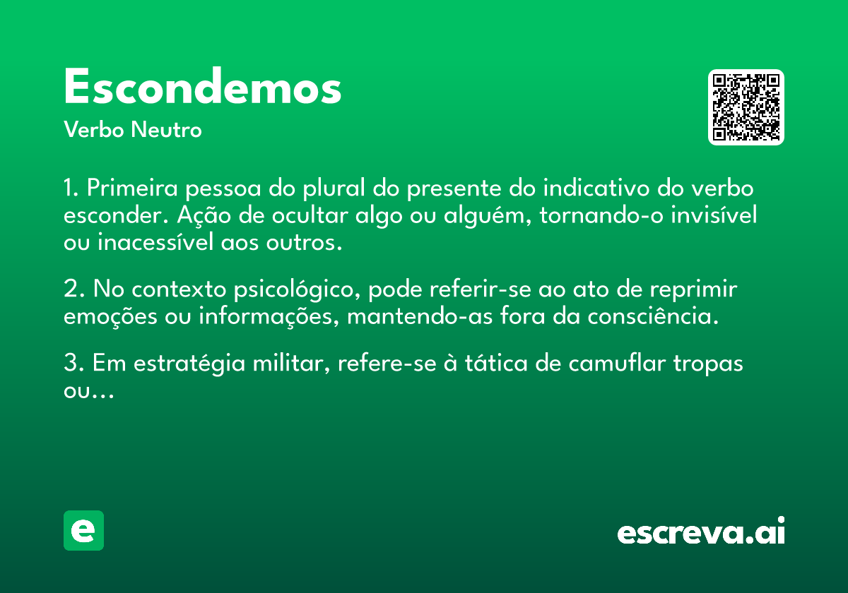 escondemos