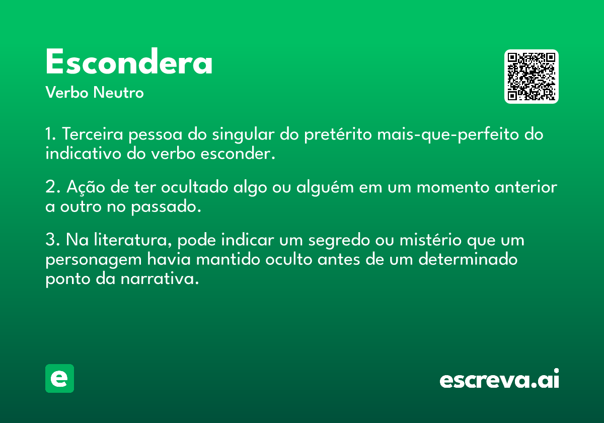 escondera