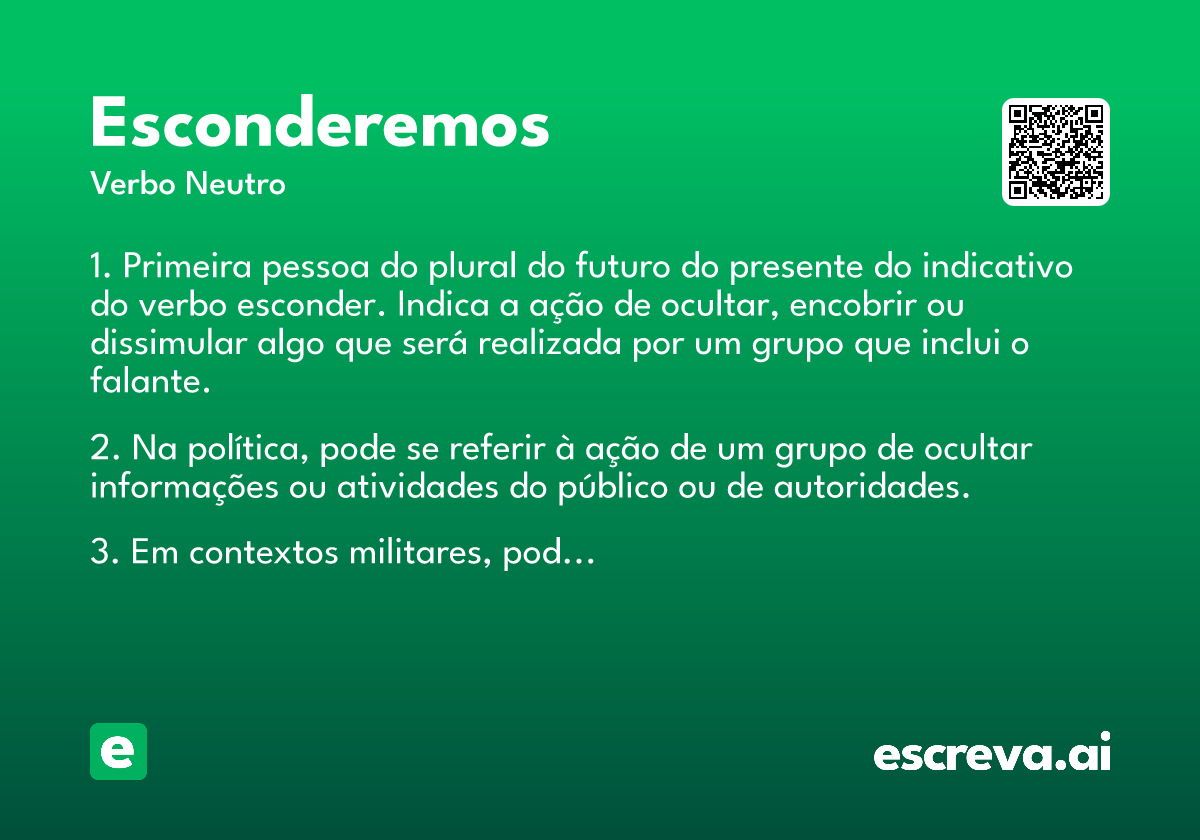 esconderemos