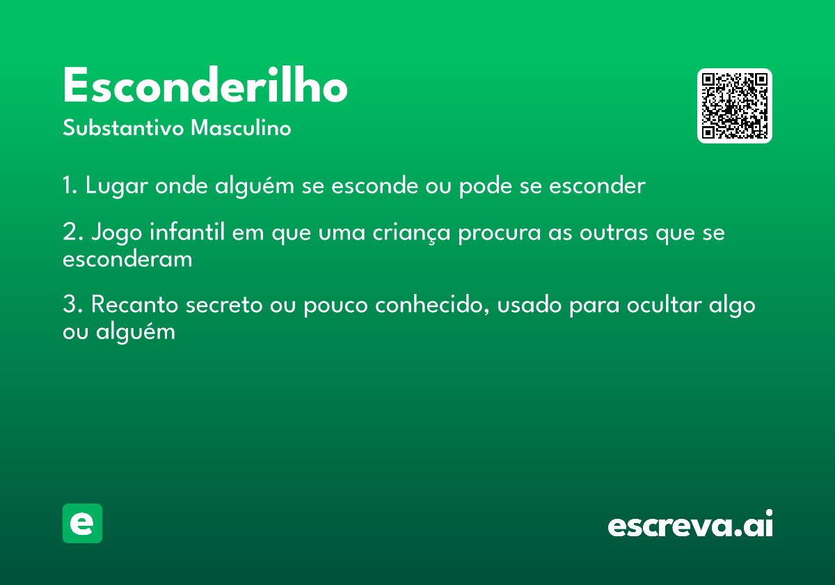 esconderilho