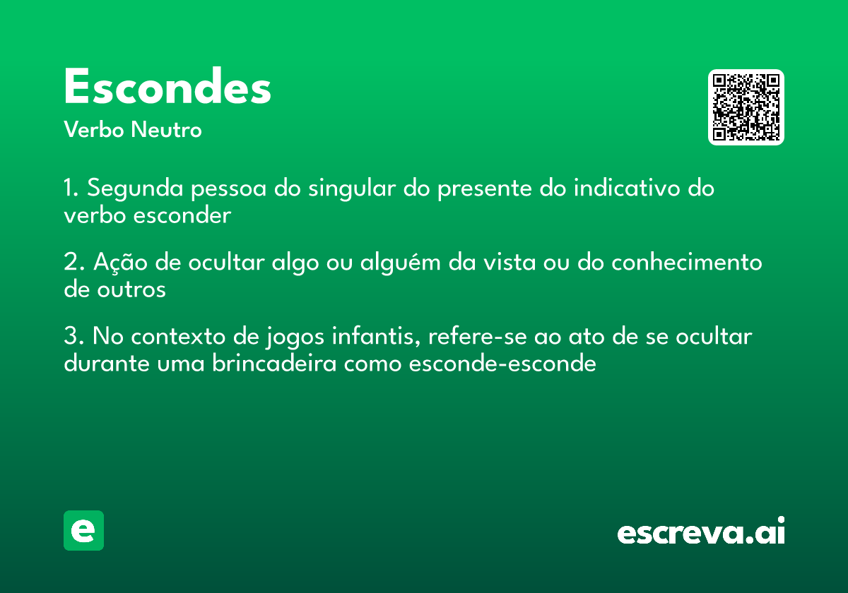 escondes