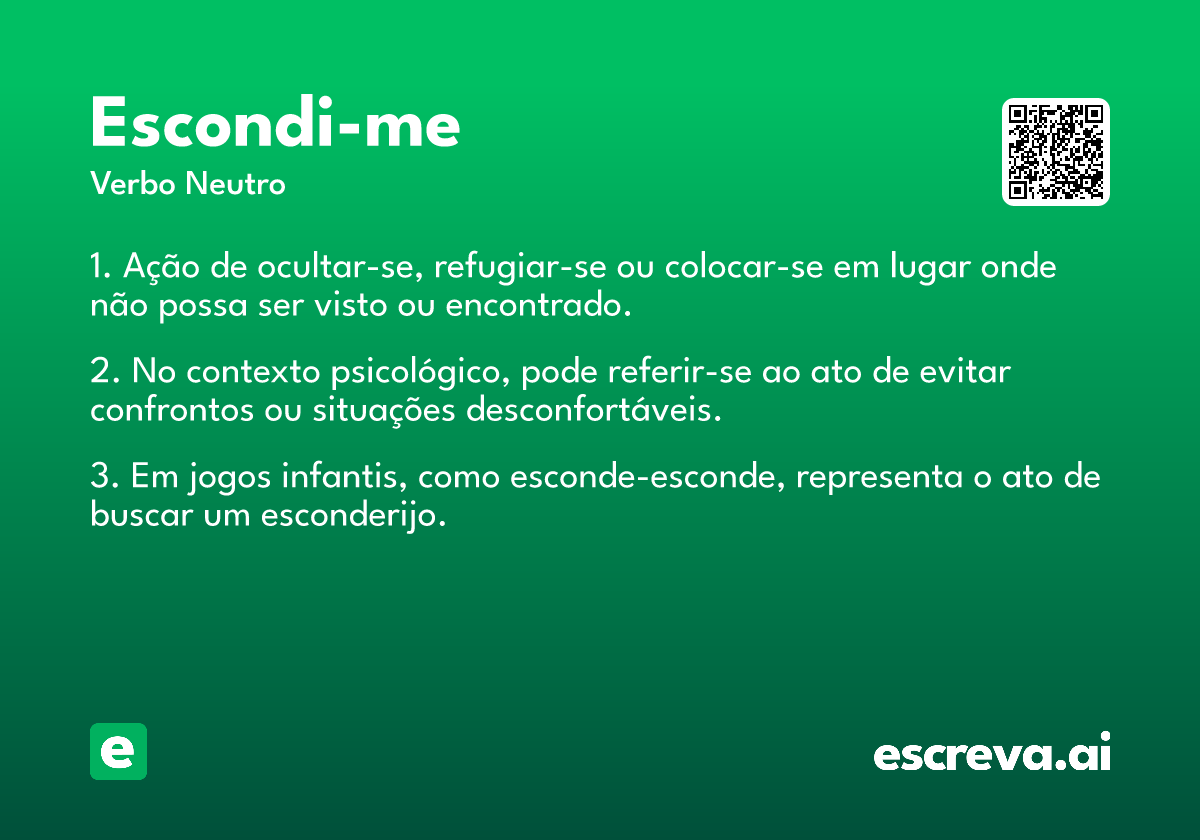 escondi-me