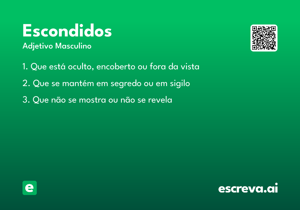 escondidos