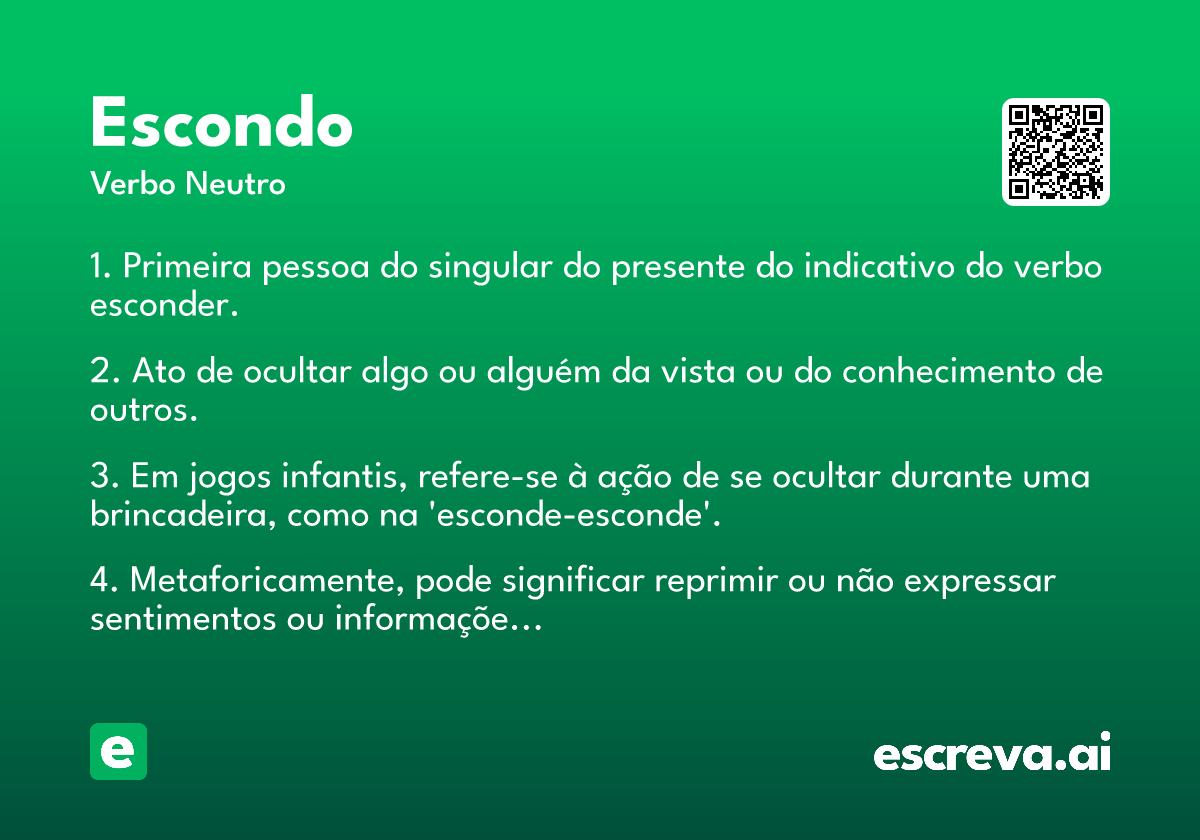 escondo