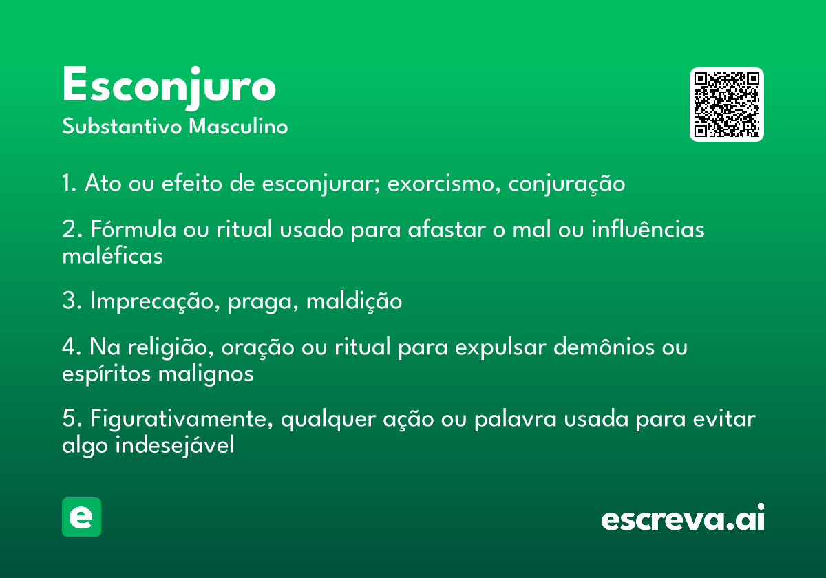 esconjuro