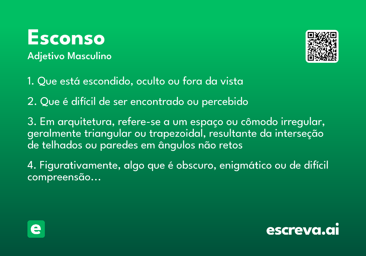 esconso