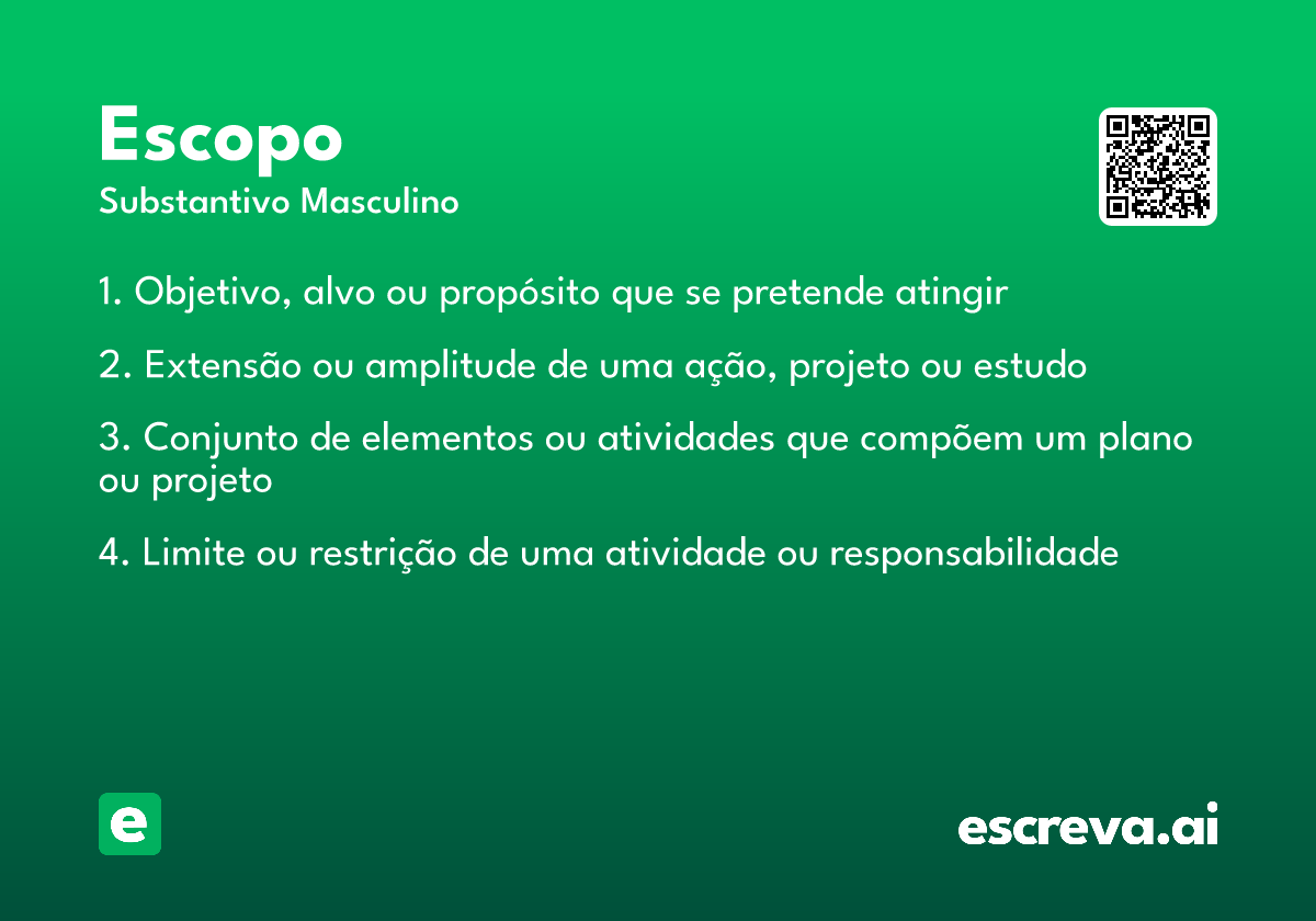 escopo