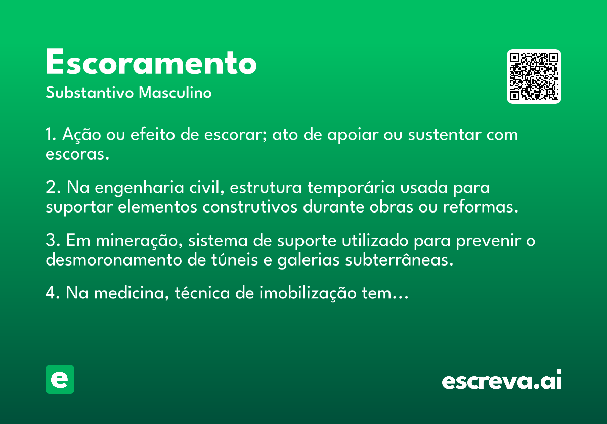 escoramento