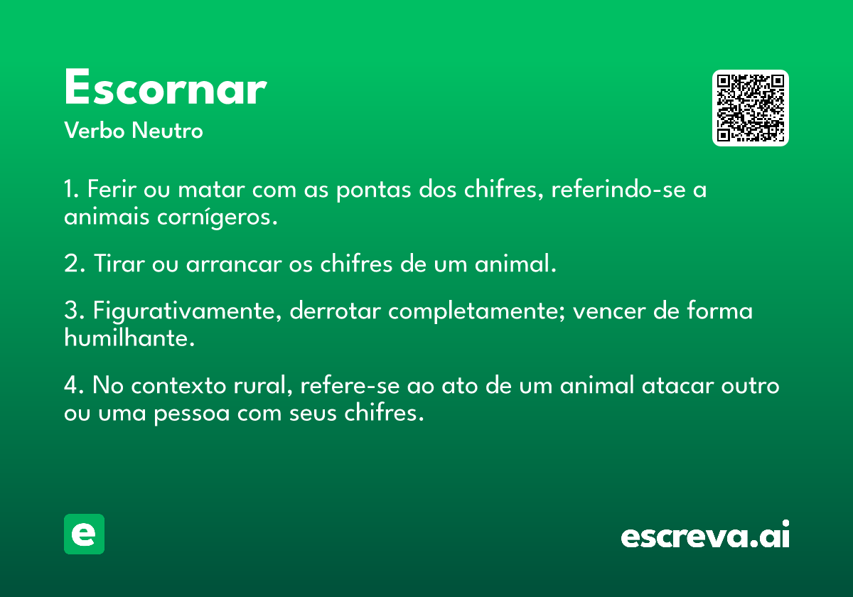 escornar