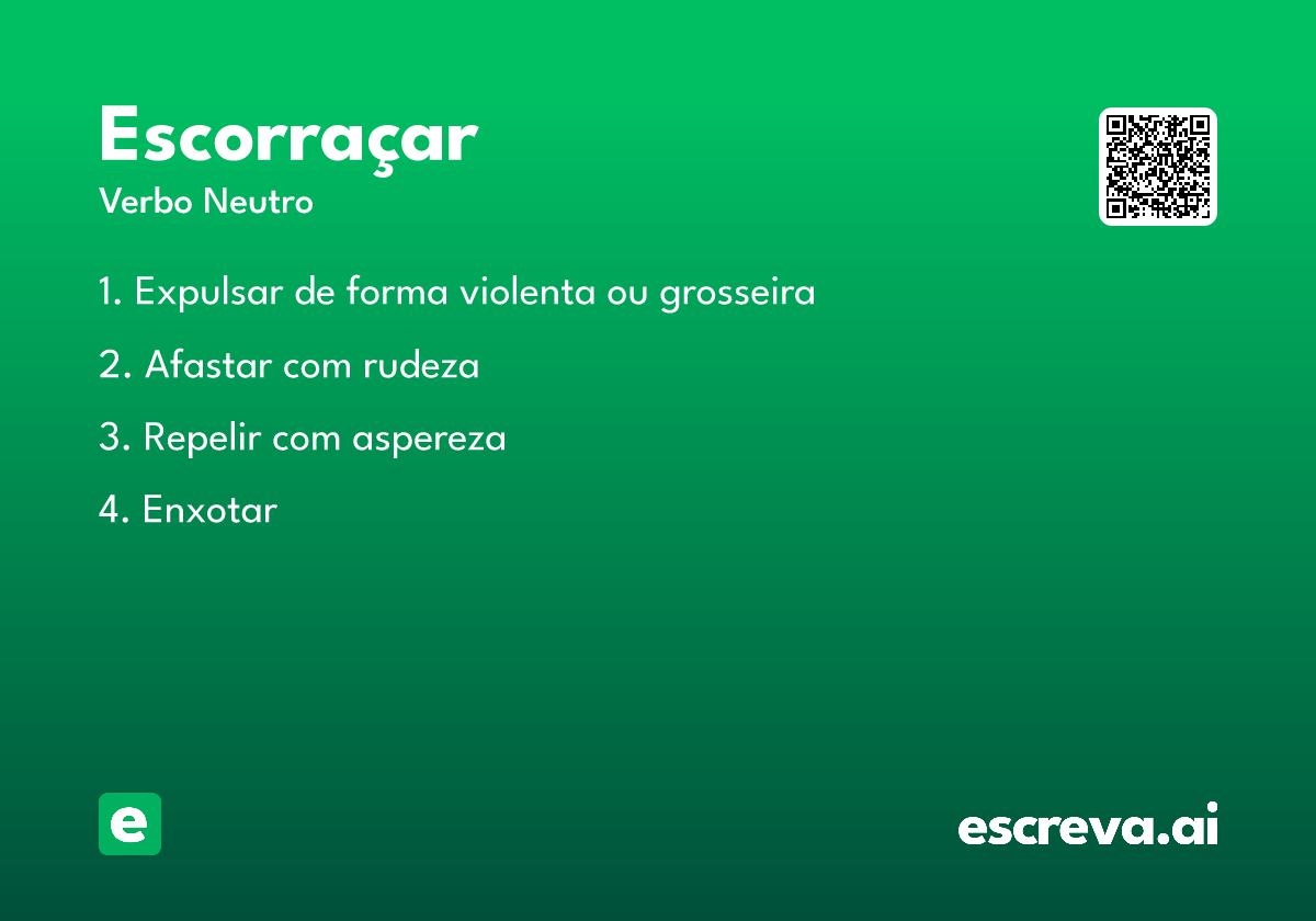 escorraçar