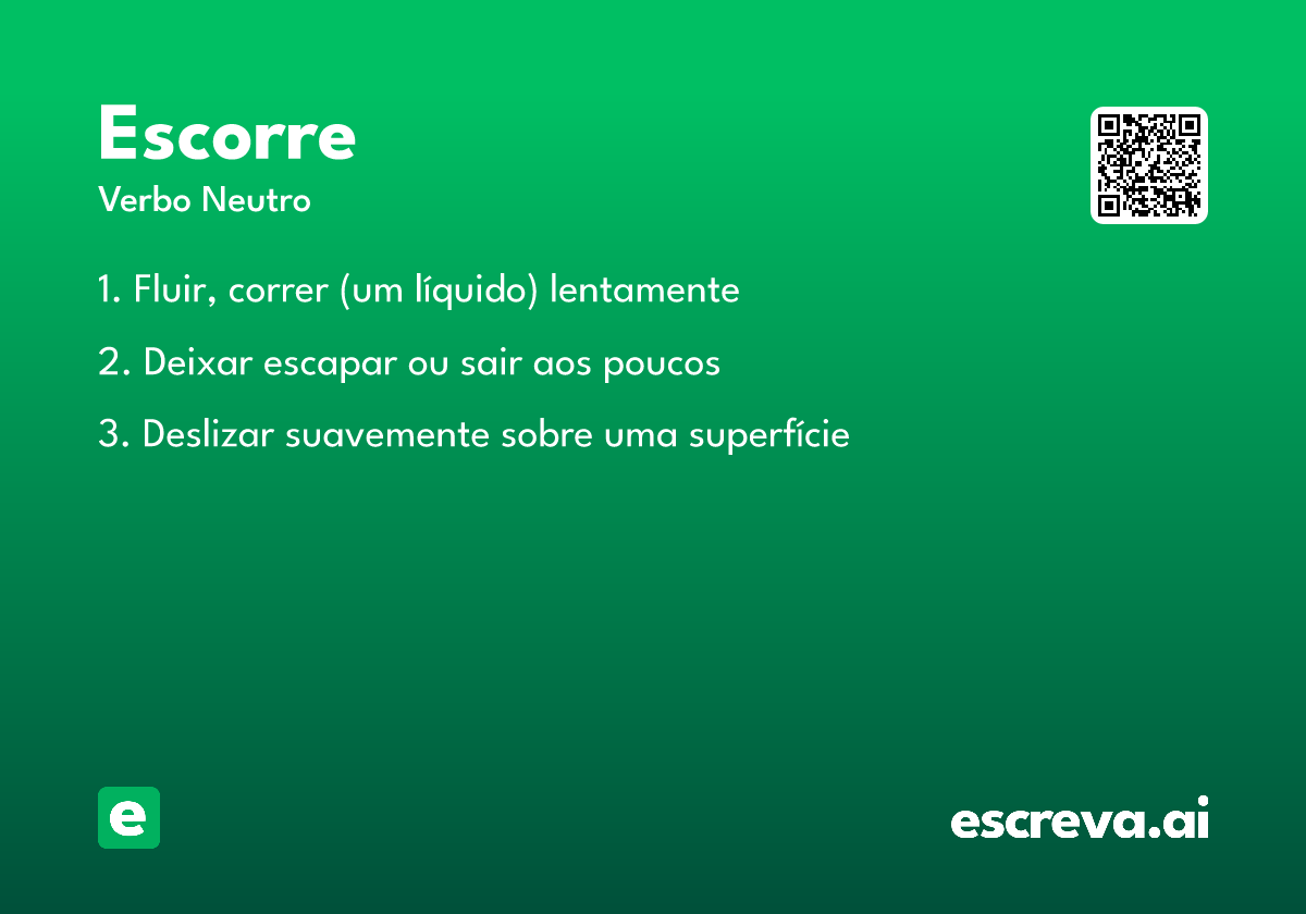escorre